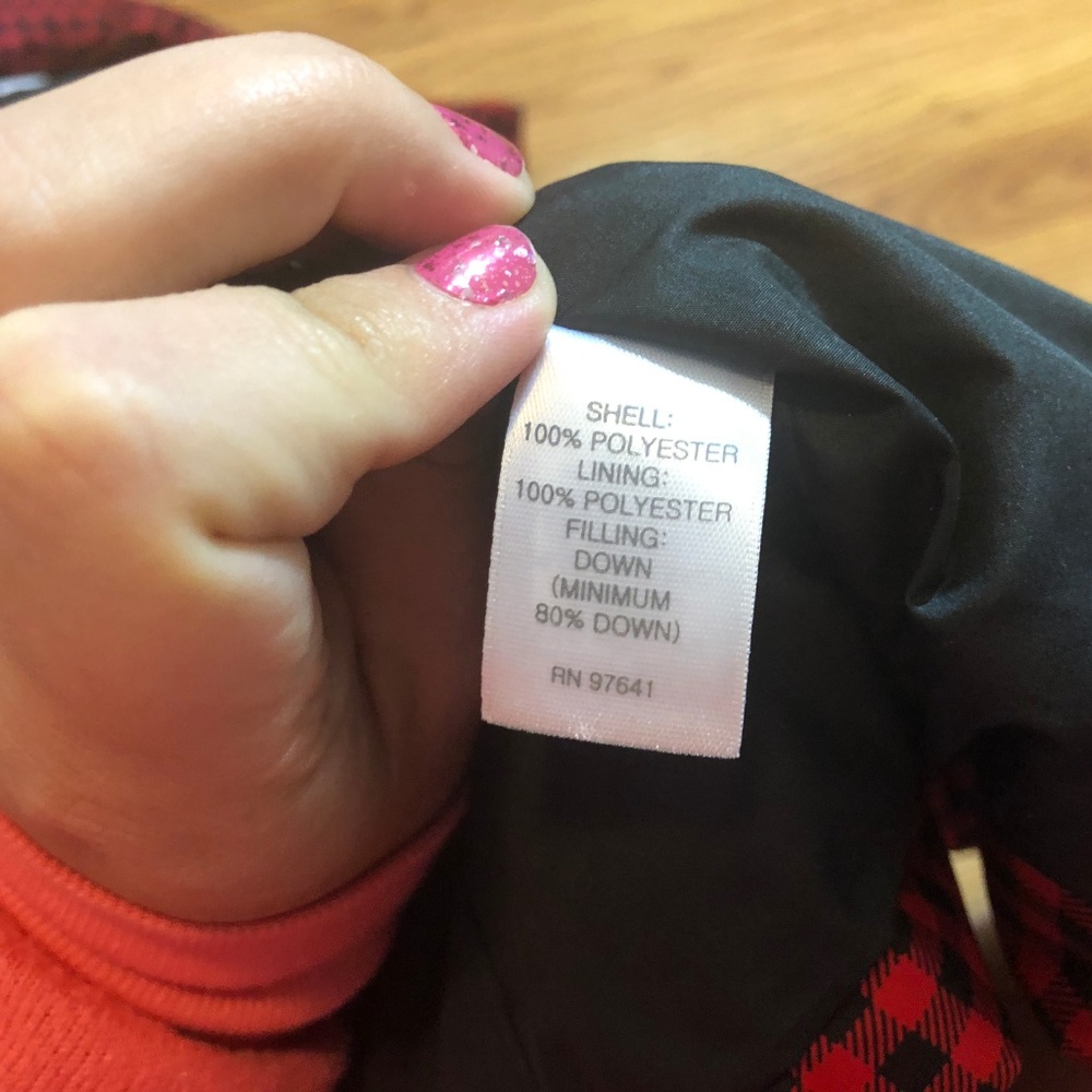 J Jill Down Gingham Vest - Picture 7 of 8
